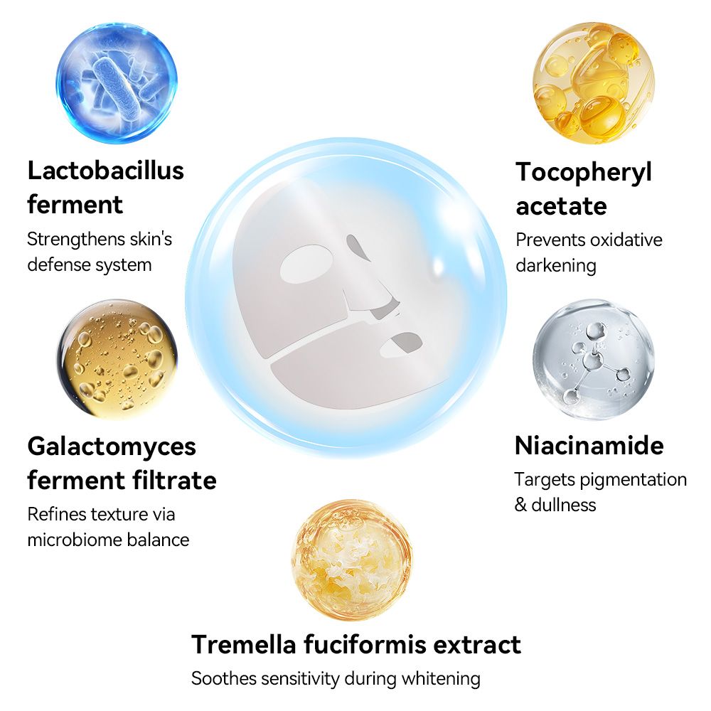 5 SHEETS/BOX Collagen Real Deep Face Masks Skincare Facial Masks for Women Skin Care Hydrating Firmness & Elasticity Support